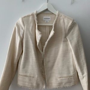 Club Monaco Cream Jacket - Size 0